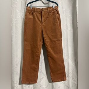LOFT Rust Corduroy Pants - Size 30/10